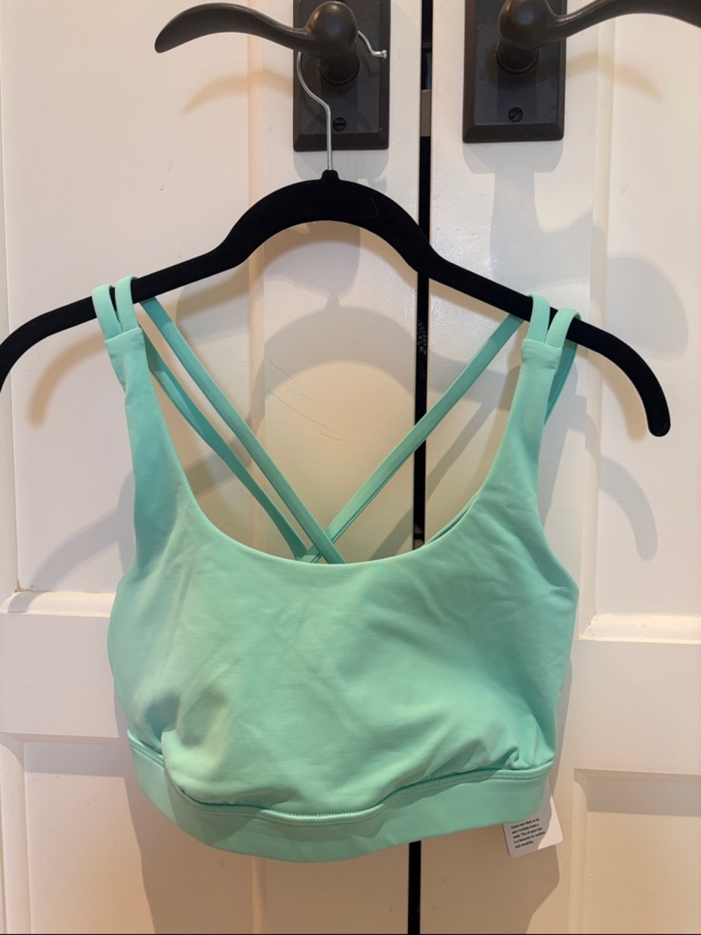 NWT lululemon athletica Mint Green Energy Double-Strap Sports Bra